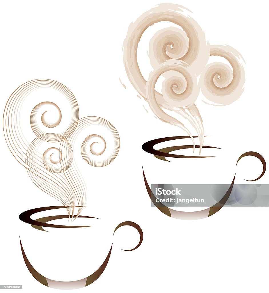 Coffee Kaffeetasse - Lizenzfrei Computergrafiken Stock-Illustration