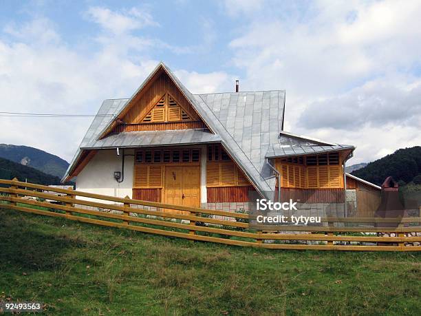 마운틴 Lodge 목재 공업에 대한 스톡 사진 및 기타 이미지 - 목재 공업, 작은 농장, 0명