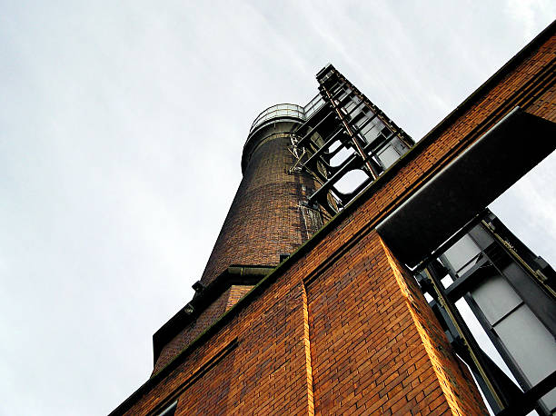 istock Brick industrial tower and smokestack 92493761