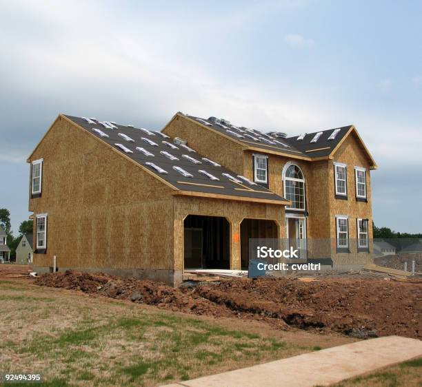 Foto de Nova Construção e mais fotos de stock de Bens imóveis - Bens imóveis, Casa, Mansão