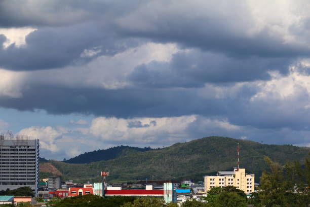 istock landscape city top view and beautiful blue sky background 924948798
