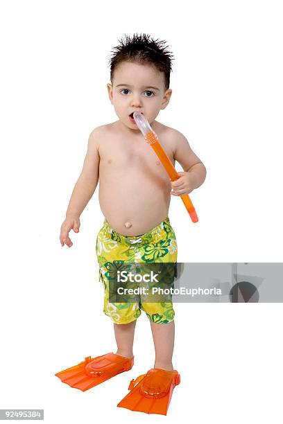 Fotografía De Stock Foto de stock y más banco de imágenes de Aislado - Aislado, Natación, Niño