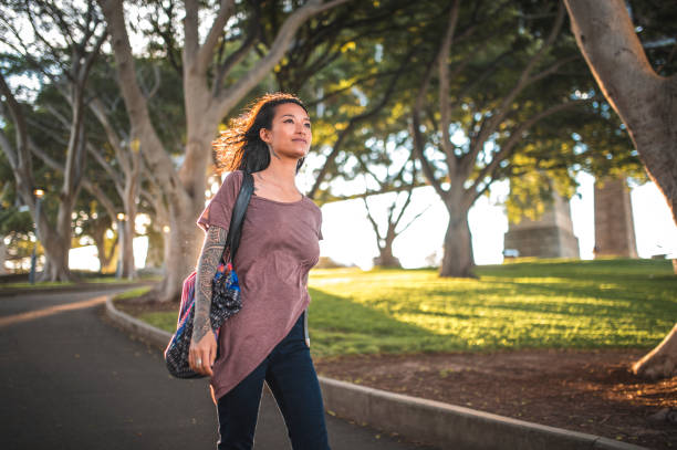 istock Woman posing in Sydney 924955420