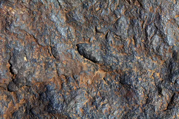Surface of stone Zinc, Copper mine