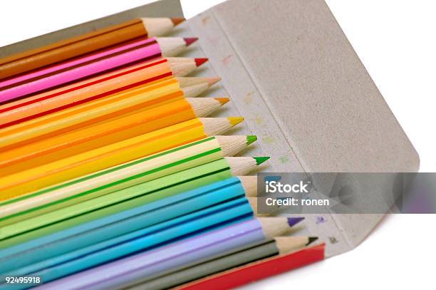 Colour Pencil From Case Stock Photo - Download Image Now - Abstract, Art, Artist