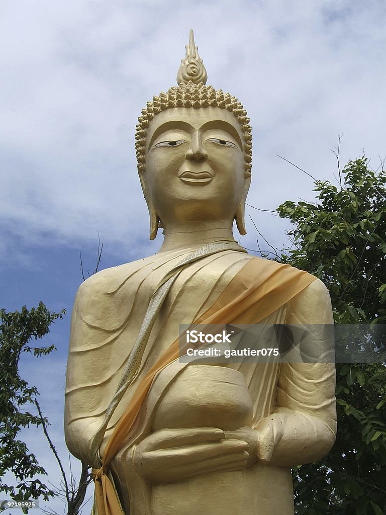 Relaxing Buddha  Adulation Stock Photo