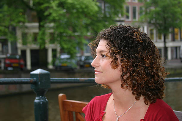 istock Pretty girl in amsterdam 92496057