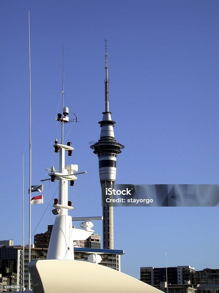 Torre Sky-Auckland - Royalty-free Ao Ar Livre Foto de stock