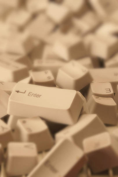 istock Enter key on pile of computer keys 92496637