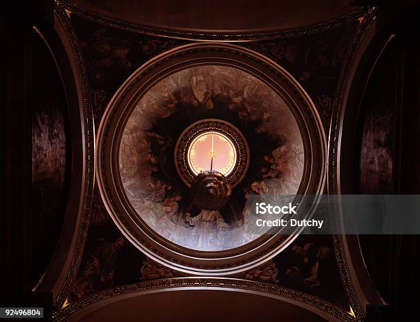 St Francis Church Victoria Gozo Stock Photo - Download Image Now - Allegory Painting, Architectural Dome, Art