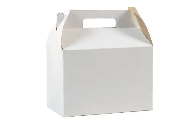 Photo of White Cardboard Lunch Box