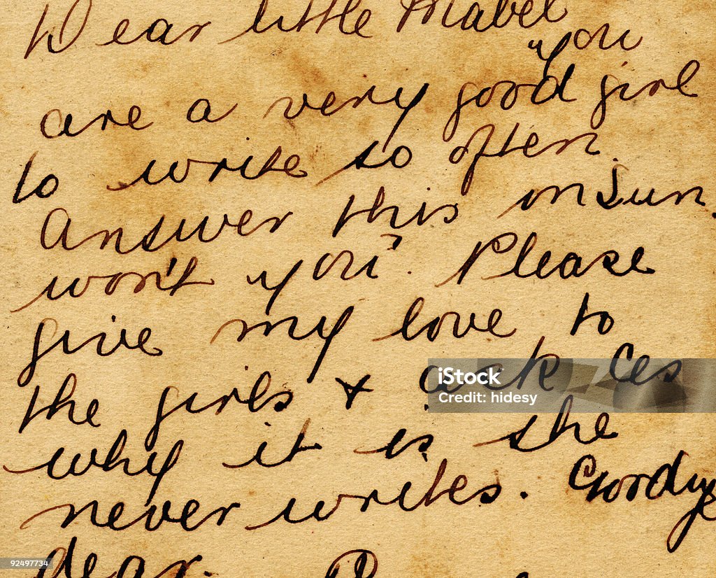 Grunge Text  Ancient Stock Photo