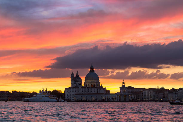 istock Basilica Santa Maria della salute at sunset, Venice 924985392