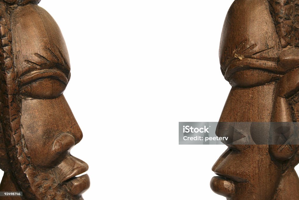 Hombre y mujer africana - Foto de stock de Cara humana libre de derechos