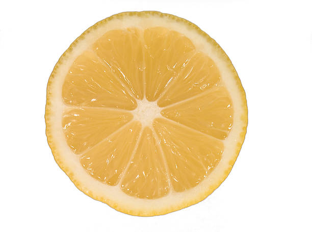 Corte de limón - foto de stock