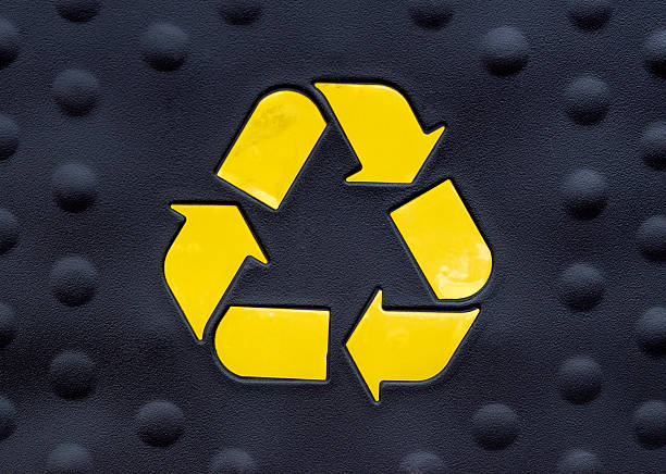 istock recycle symbol in yellow 92498841
