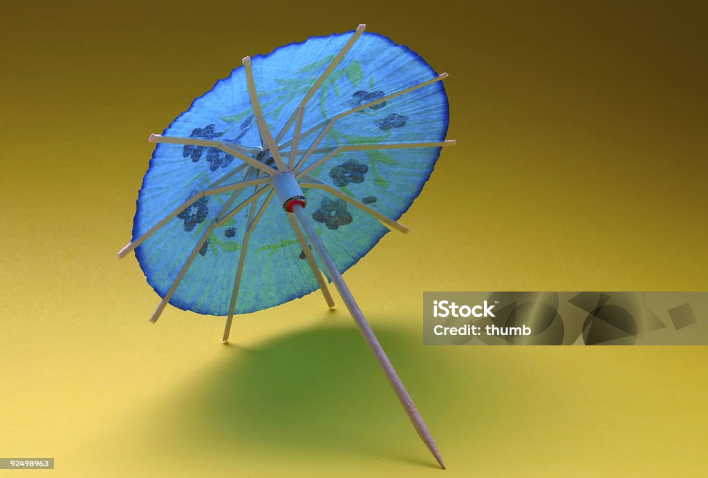 cocktail-Regenschirm Blau#2 - Lizenzfrei Accessoires Stock-Foto