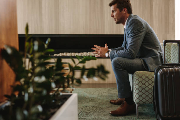 istock Business traveler waiting for this flight 924989830