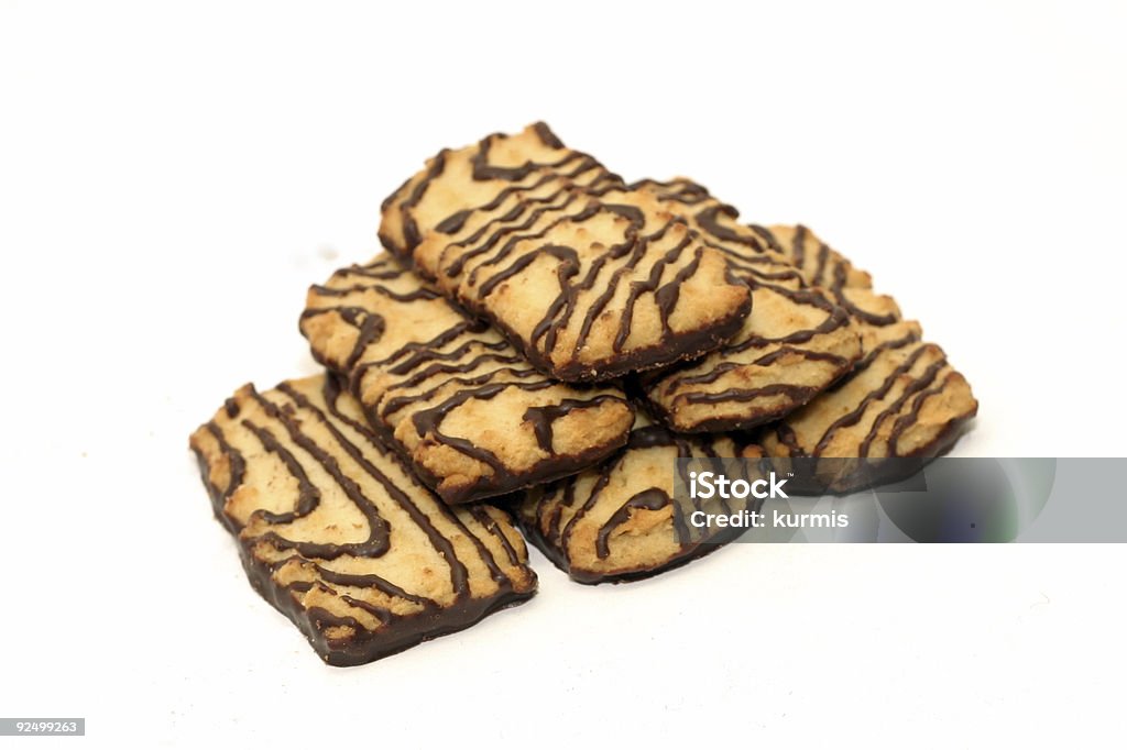 Kekse mit Schokolade-Glasur - Lizenzfrei Braun Stock-Foto