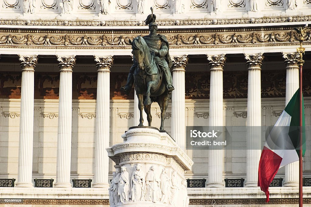 Pomnik na Vittorio Emanuele II. Rzym, Włochy - Zbiór zdjęć royalty-free (Altare Della Patria)