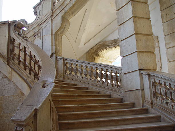 istock Stairs in Padula church 92499968