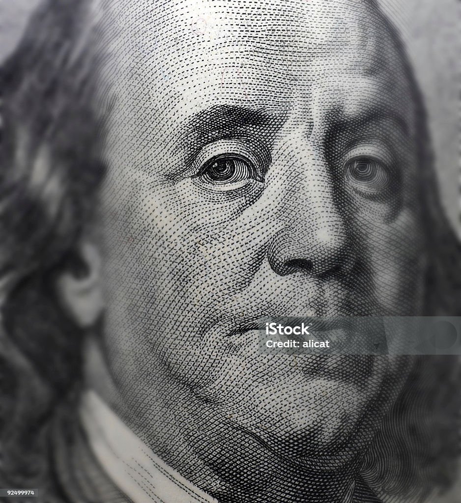 Сто долларов - Стоковые фото Бенджамин Франклин роялти-фри