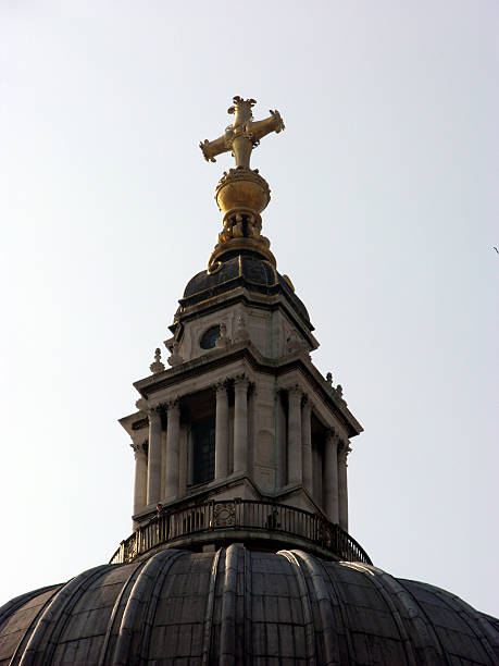 istock crucifix on spire of st pauls 92500109