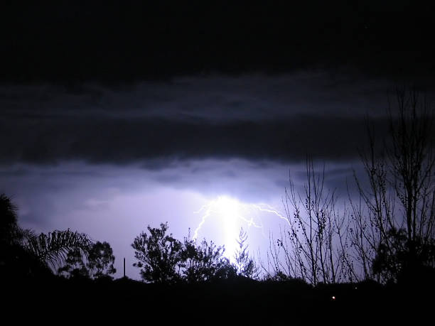 istock Lightning bolt in western Sydney skies 92500553