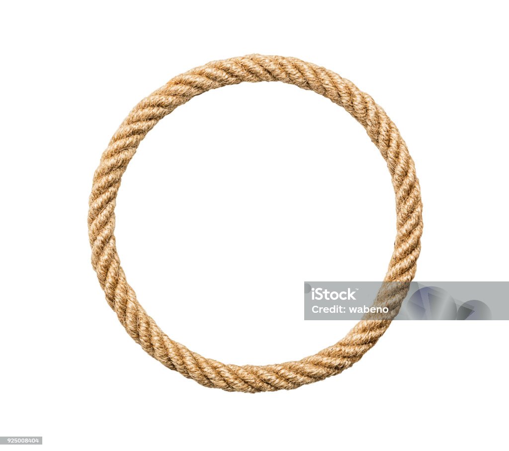 Circle Seil-frame - Lizenzfrei Seil Stock-Foto