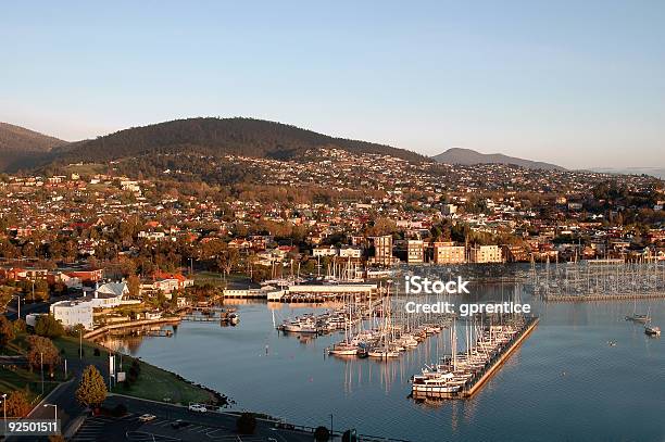 Hobart Harbour - Fotografias de stock e mais imagens de Hobart - Hobart, Tasmânia, Cidade