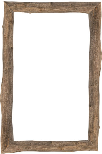 istock Wood frame isolated on white background.Vintage concept. 925016384