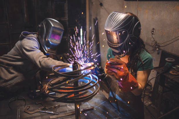 Creating art out of metal