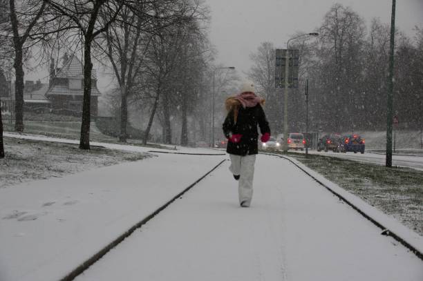 istock Girl having snow fun 925016986