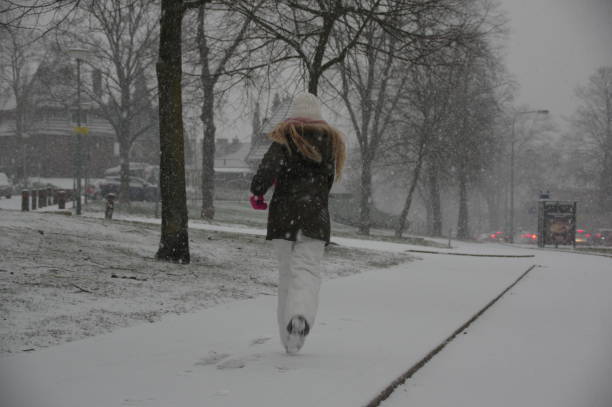 istock Girl having snow fun 925017042