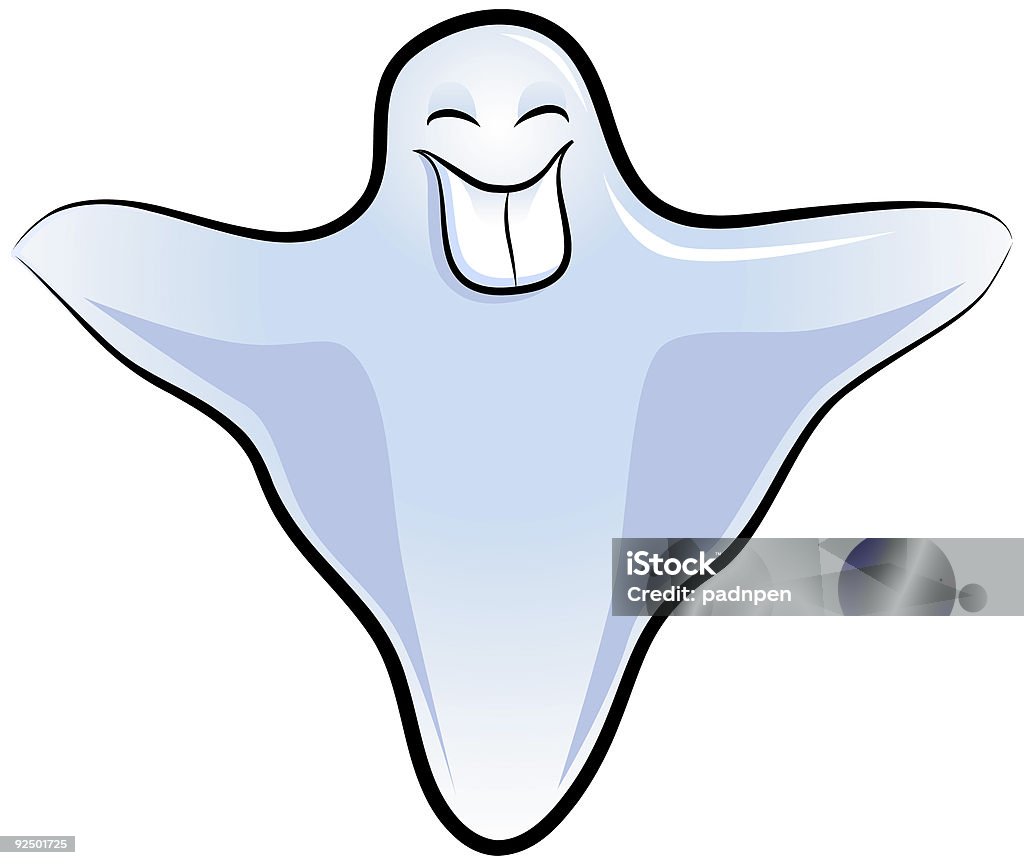 Goofy Ghost-Vektor - Lizenzfrei Angst Stock-Illustration
