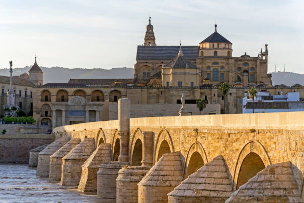 The Roman bridge of Córdoba stock photo
