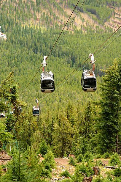 gondoles - banff gondola photos et images de collection