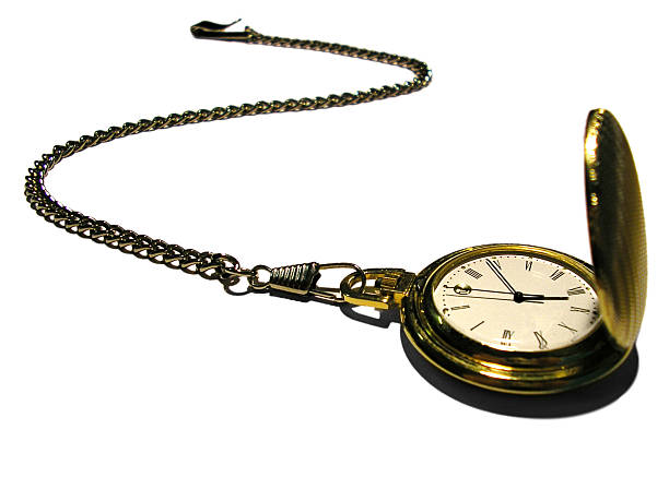 Pocket watch stock photo