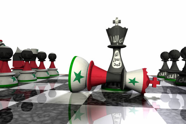 istock Syria and Islamic State Chess Standoff 925028082