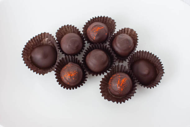 istock tempting plate of fancy chocolate truffles 925030132