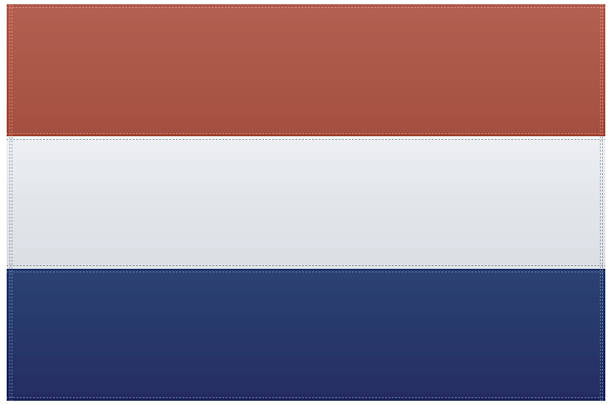 네덜란드 플랙 (벡터 - stitchflag stock illustrations
