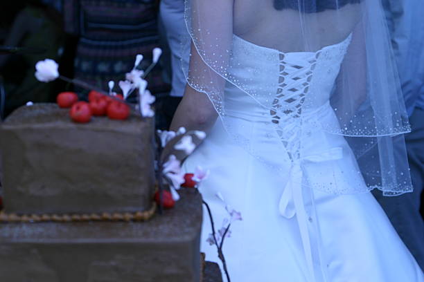 CAKE . BRIDE stock photo