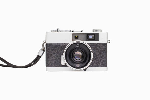 istock old film camera  Isolated on white background 925035956