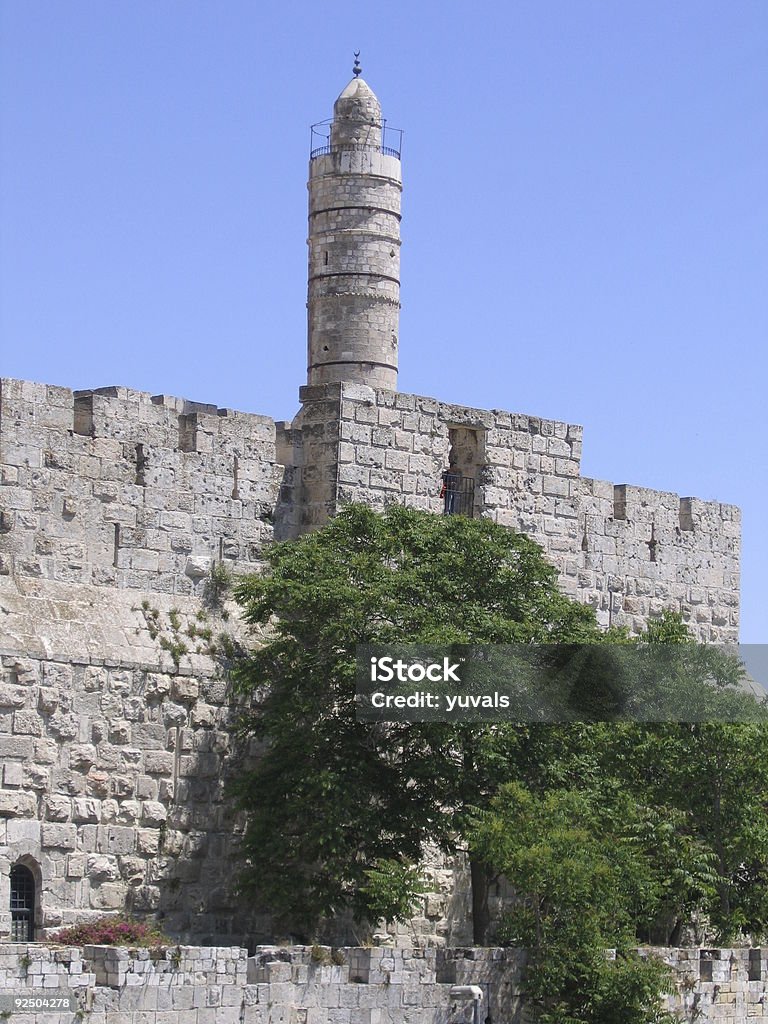 David Torre Jerusalém - Royalty-free Antigo Foto de stock