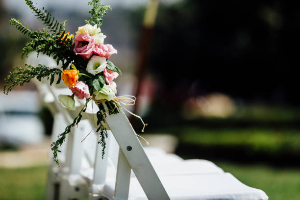 Luxury table settings for fine dining with and glassware, beautiful blurred  background. For events, weddings.
