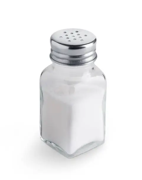 Salt shaker isolated on white background