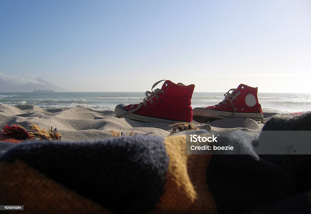 Beach Sneakers  Absence Stock Photo