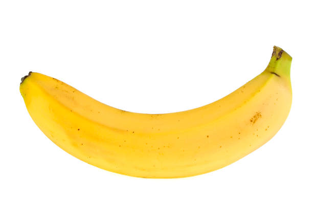 istock Ripe banana isolated on white background 925047722