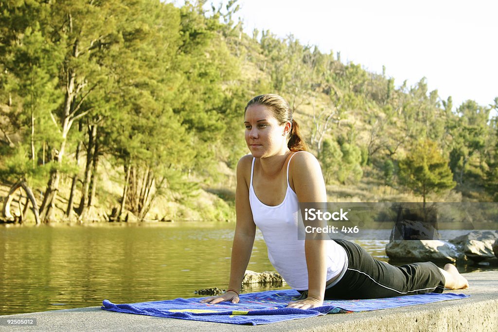 Lifestyle-Yoga - Lizenzfrei Achtsamkeit - Persönlichkeitseigenschaft Stock-Foto