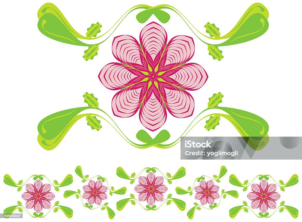 Floral ornament - Lizenzfrei Abschied Stock-Illustration